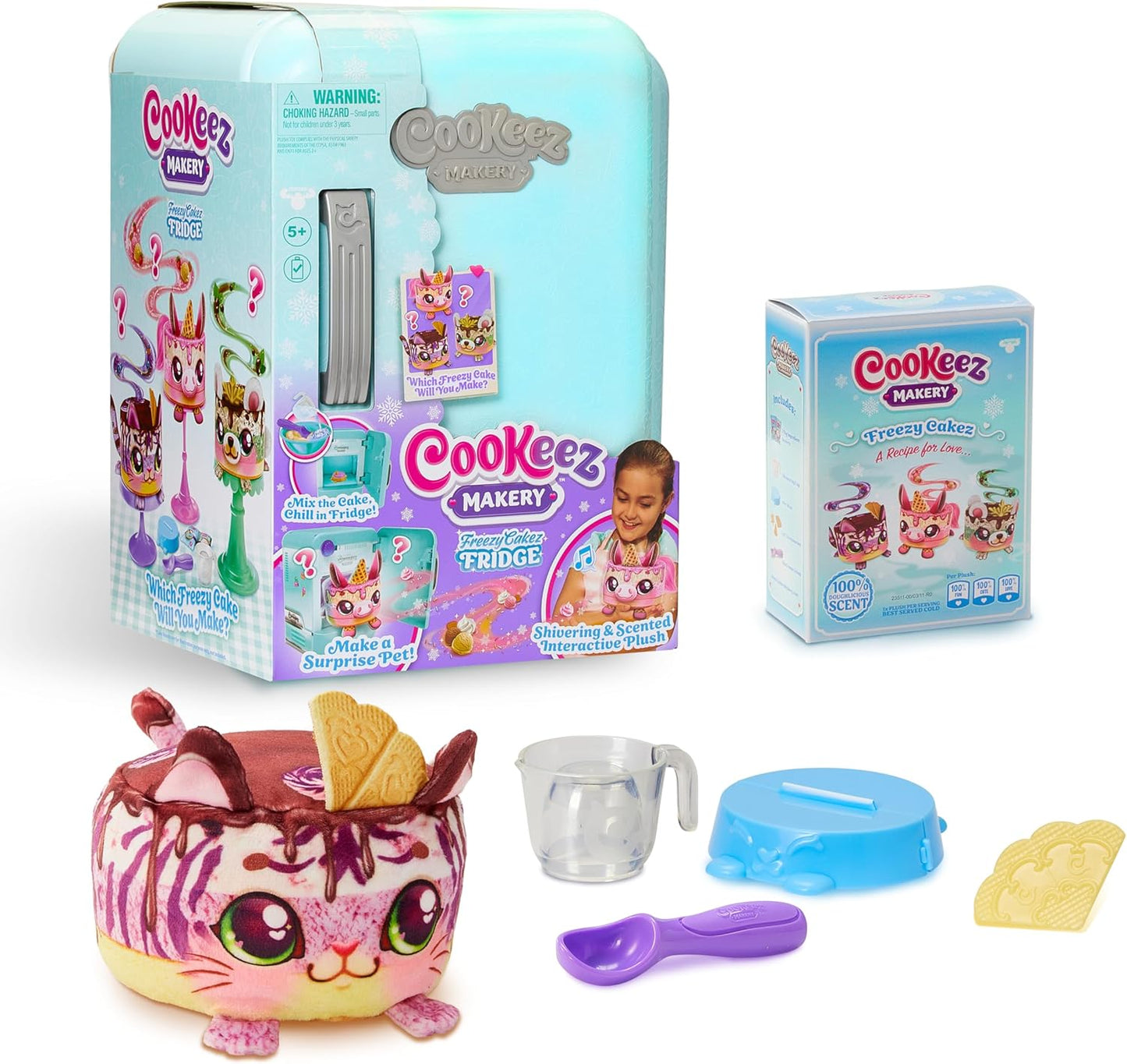 Cookeez Makery Freezy Cakez, Used very good, some items have been used