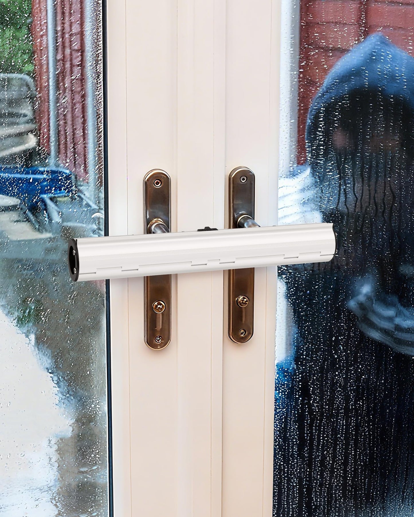 HOMGEN Patio Door Security Lock - High Security French Door Security Lock - Professional Door Safety Locks for French Double Doors Conservatory Doors