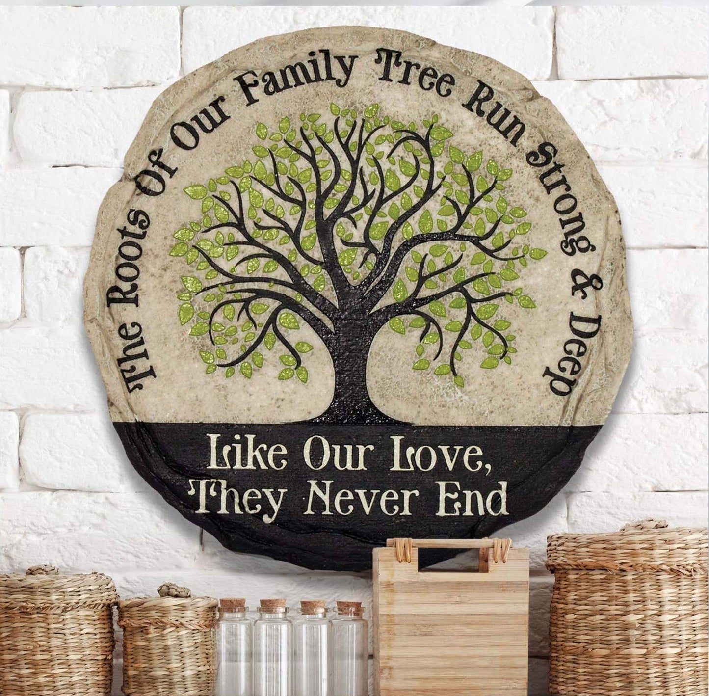 Spoontiques - Garden D?cor - Nana's Garden Stepping Stone - Decorative Stone for Garden - Resin