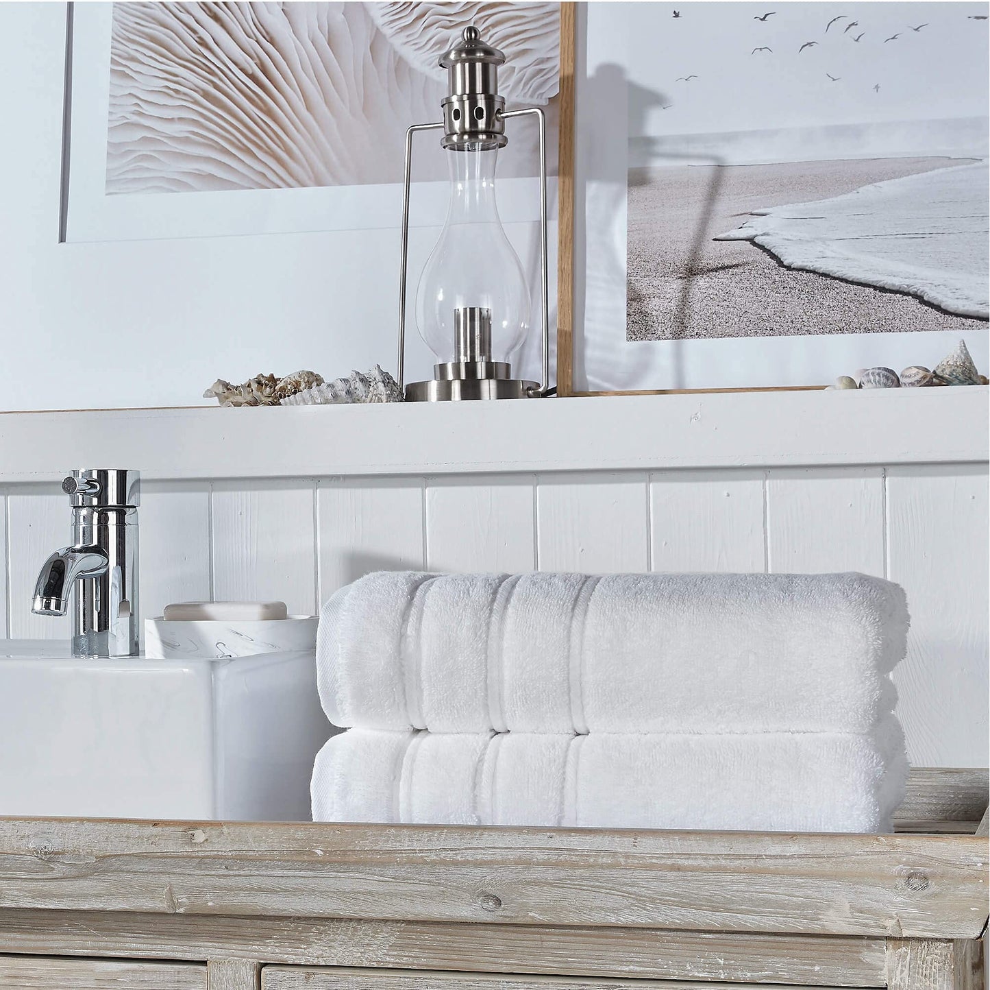 Christy Antalya Bath Sheets Set | 4 Piece | 100% Turkish Cotton | 600GSM | Soft Plush Luxury Towel Set | 2 Bath Sheets 2 Hand Towels | Quick Dry