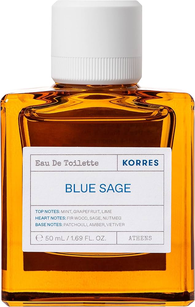 Korres Blue Sage Eau de Toilette 50ml Spray Men's Fragrance