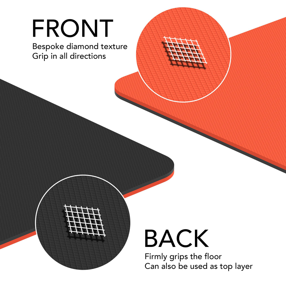 Large Exercise Mat  Extra Wide & Extra Thick Yoga Mat (183cm x 80cm x 10mm), TPE Fitness Mat with Free Carry Straps, Perfect for HiiT Home Workouts &