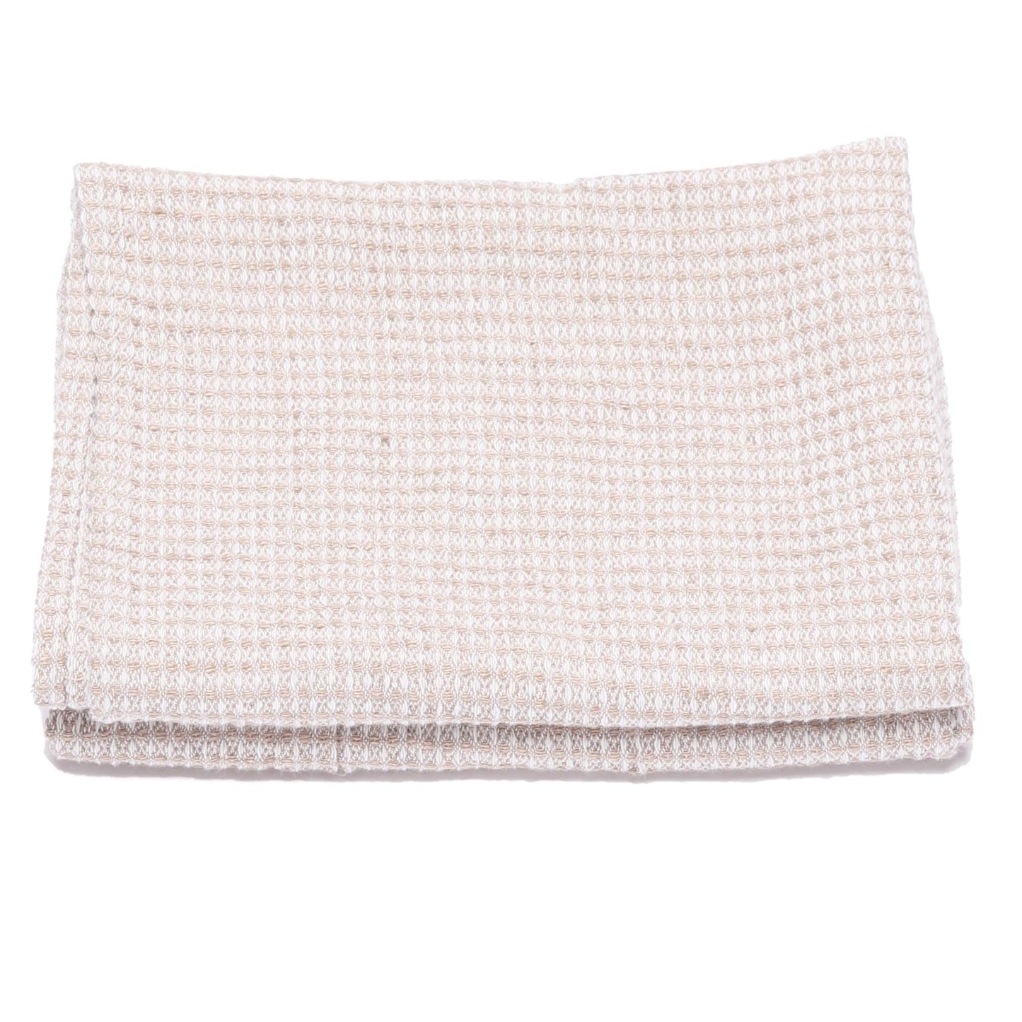 LinenMe Set of 2 Natural Linen Cotton Hand and Guest Towels Wafer
