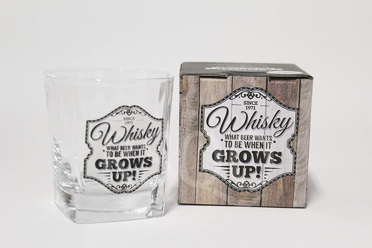 Gents quarts New Men's Whiskey Spirits Glass – 3   one  at random