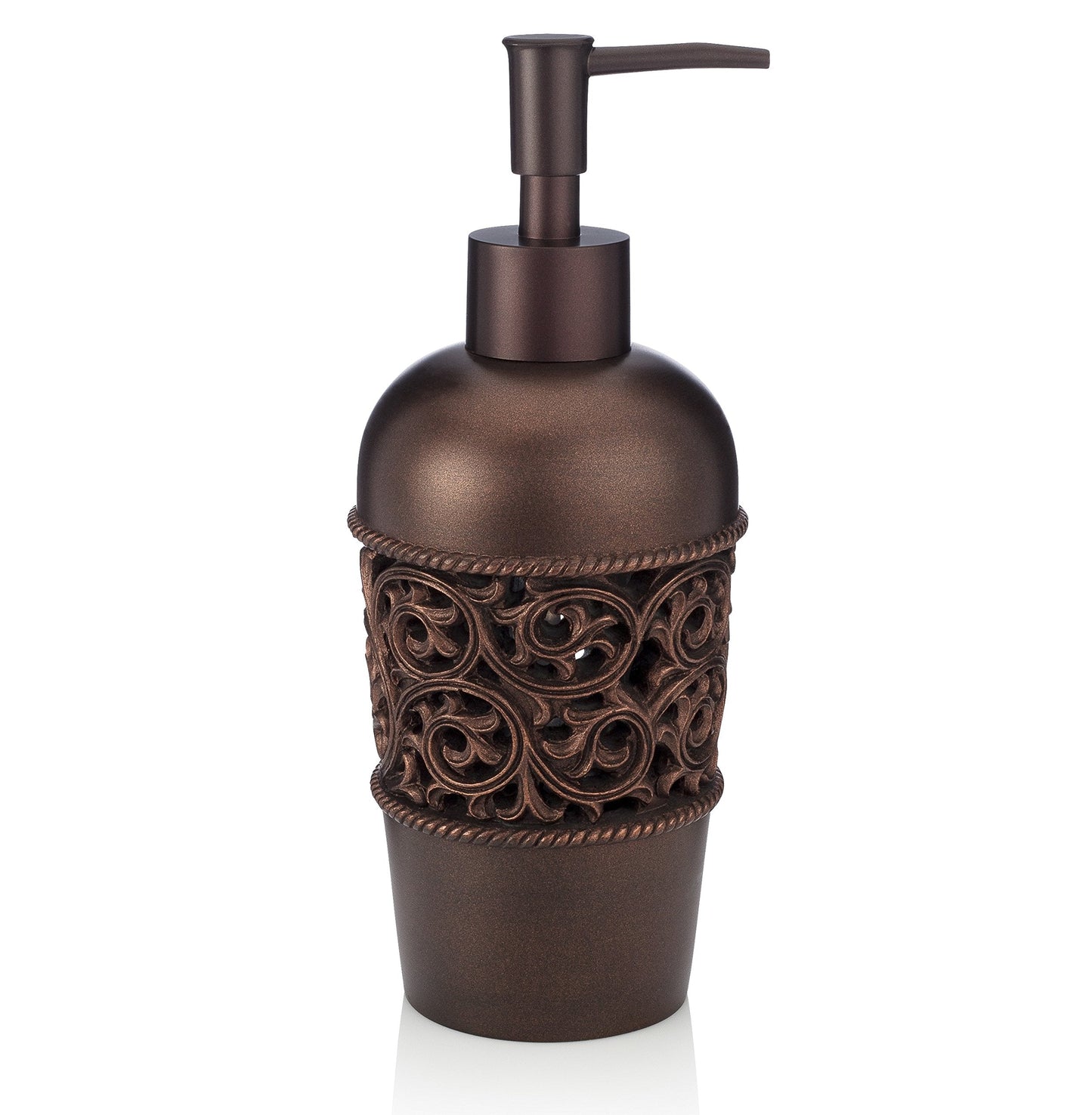 Essentra Home Bronze Liquid Soap Dispenser For Bathroom, Bedroom or Kitchen. Also Great For Hand Lotion
