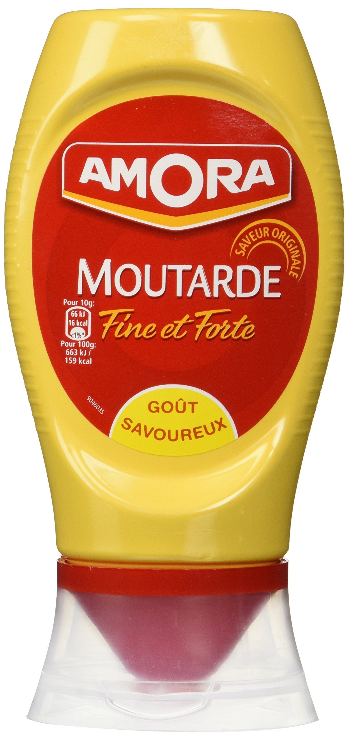French strong Dijon mustard Amora-moutarde de Dijon fine et forte flacon souple- 2 x 265 gr