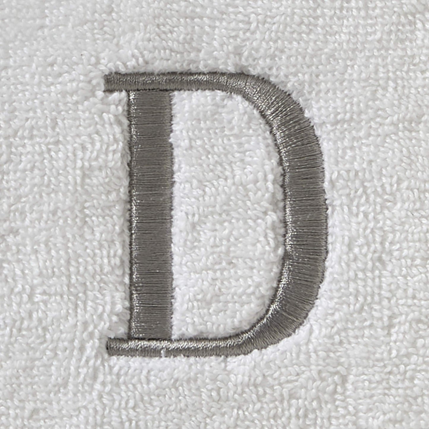 SKL Home Casual Monogram Bath Towel, D, 28x54