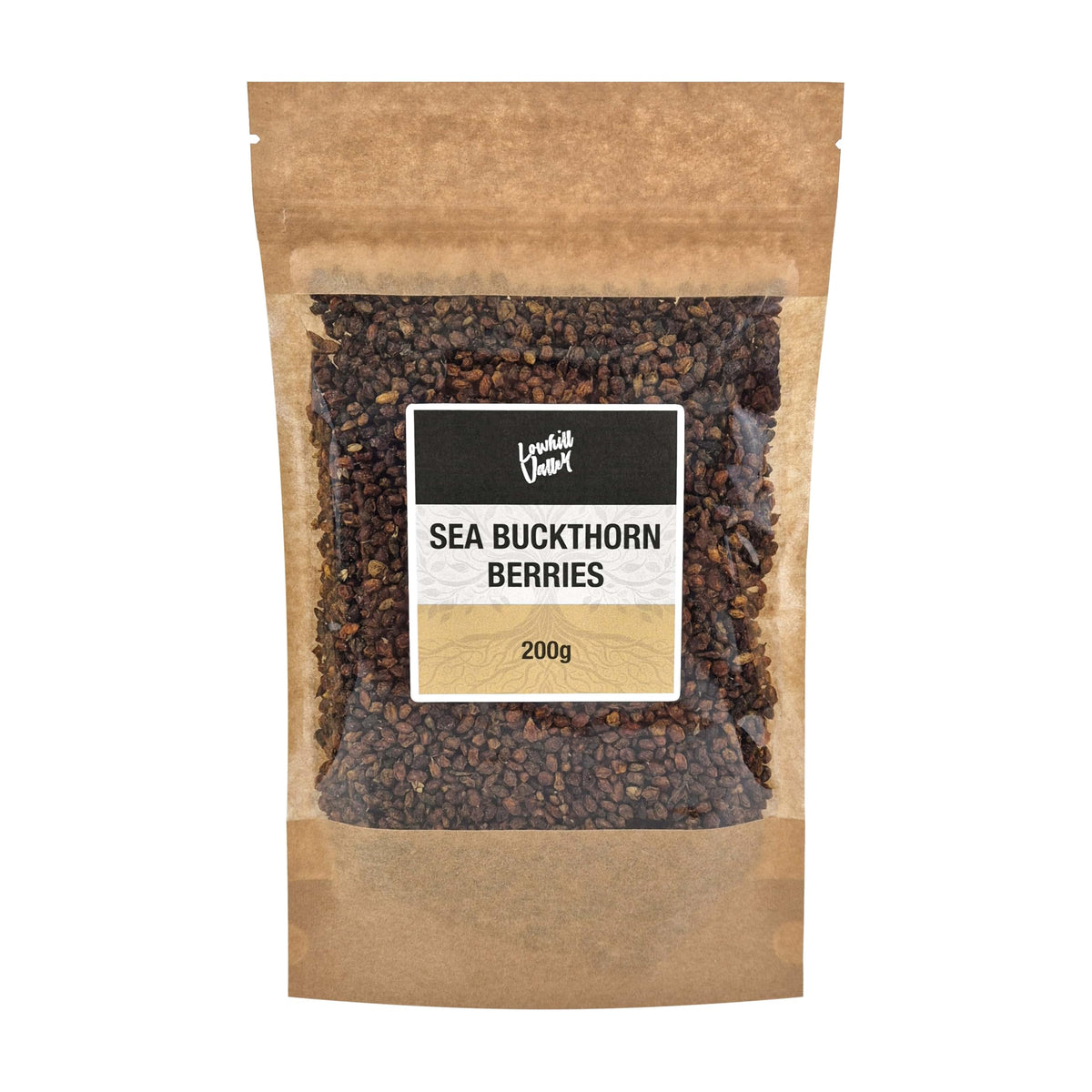 Lowhill Valley Sea Buckthorn Berries ? Whole Berries 100% Pure Hippophae Rhamnoides for Herbal Tea, Non-GMO, Natural, Hand-Packed ? Embrace the Power