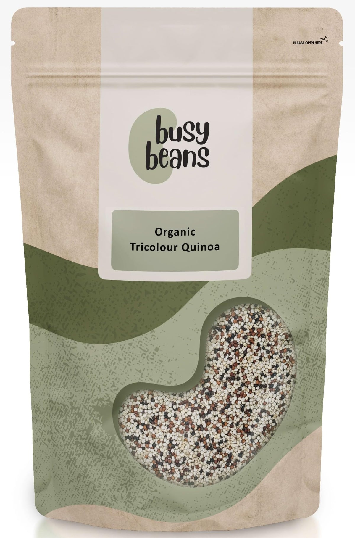 Organic Tricolour Quinoa -Certified Organic- by Busy Beans Organic (1kg)