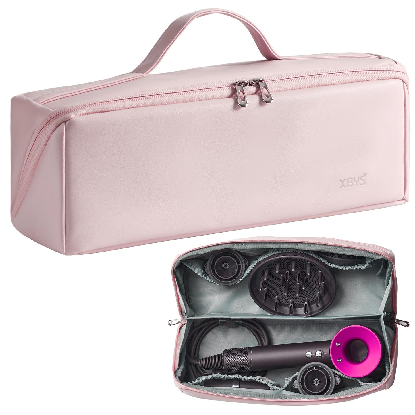 Veki Travel Storage Bag for Dyson Airwrap Styler, Portable Travel Storage Case, Protective Carrying Case for Dyson Supersonic Hair Dryer, Organiser