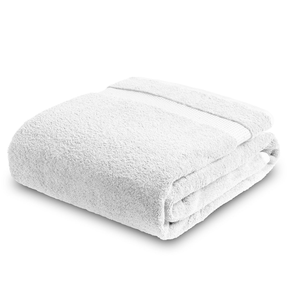 Towelogy? 100% Egyptian Cotton Super Jumbo Bath Sheet 100x180cm Spa Body Wrap Extra Large Bath Towel Hotel Quality Machine Washable (Snow White, 1)