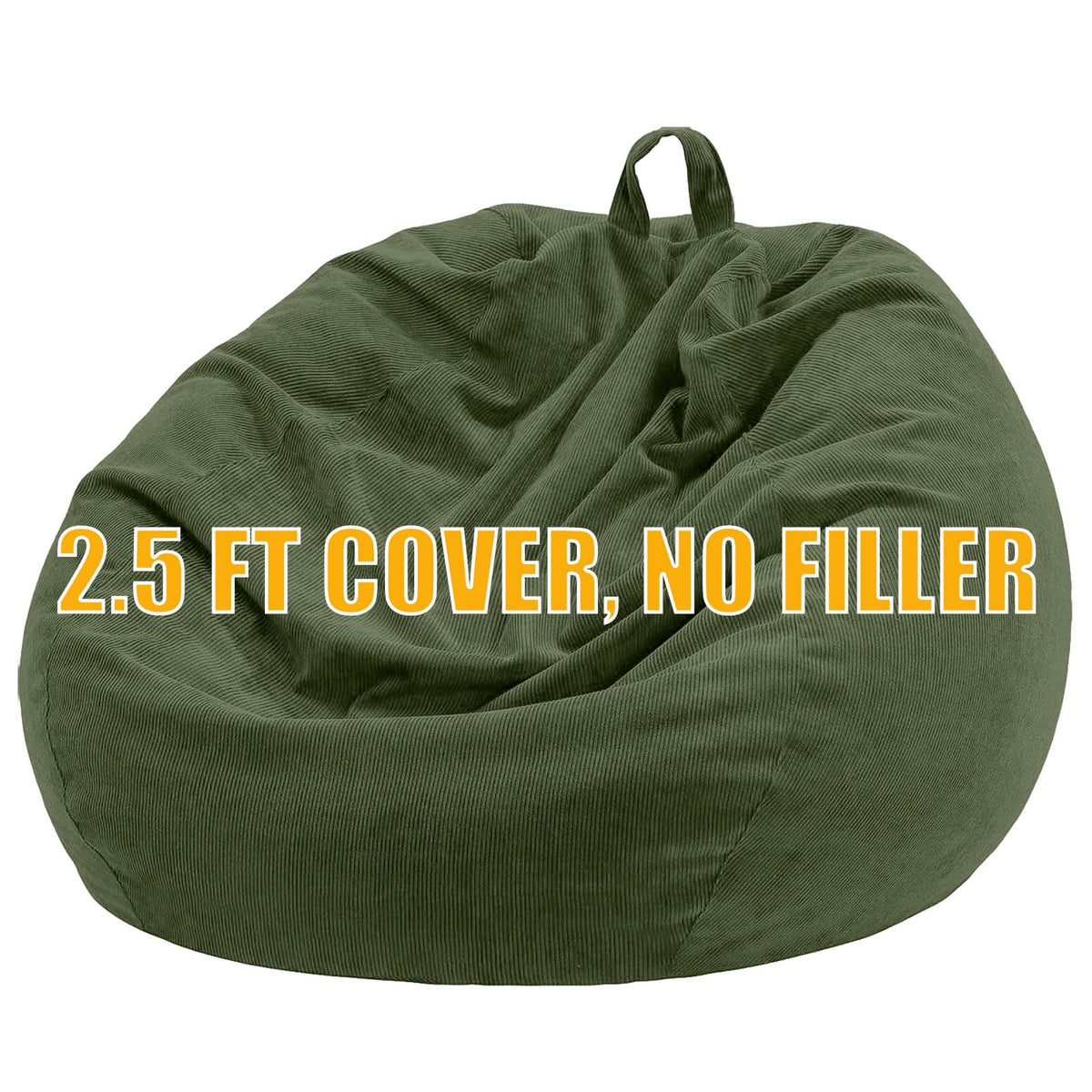 Nobildonna Bean Bag Chair Cover (No Filler) for Kids Beanbag Stuffed Animal Storage Without Filling Plush Toys Holder and Organizer Soft Premium