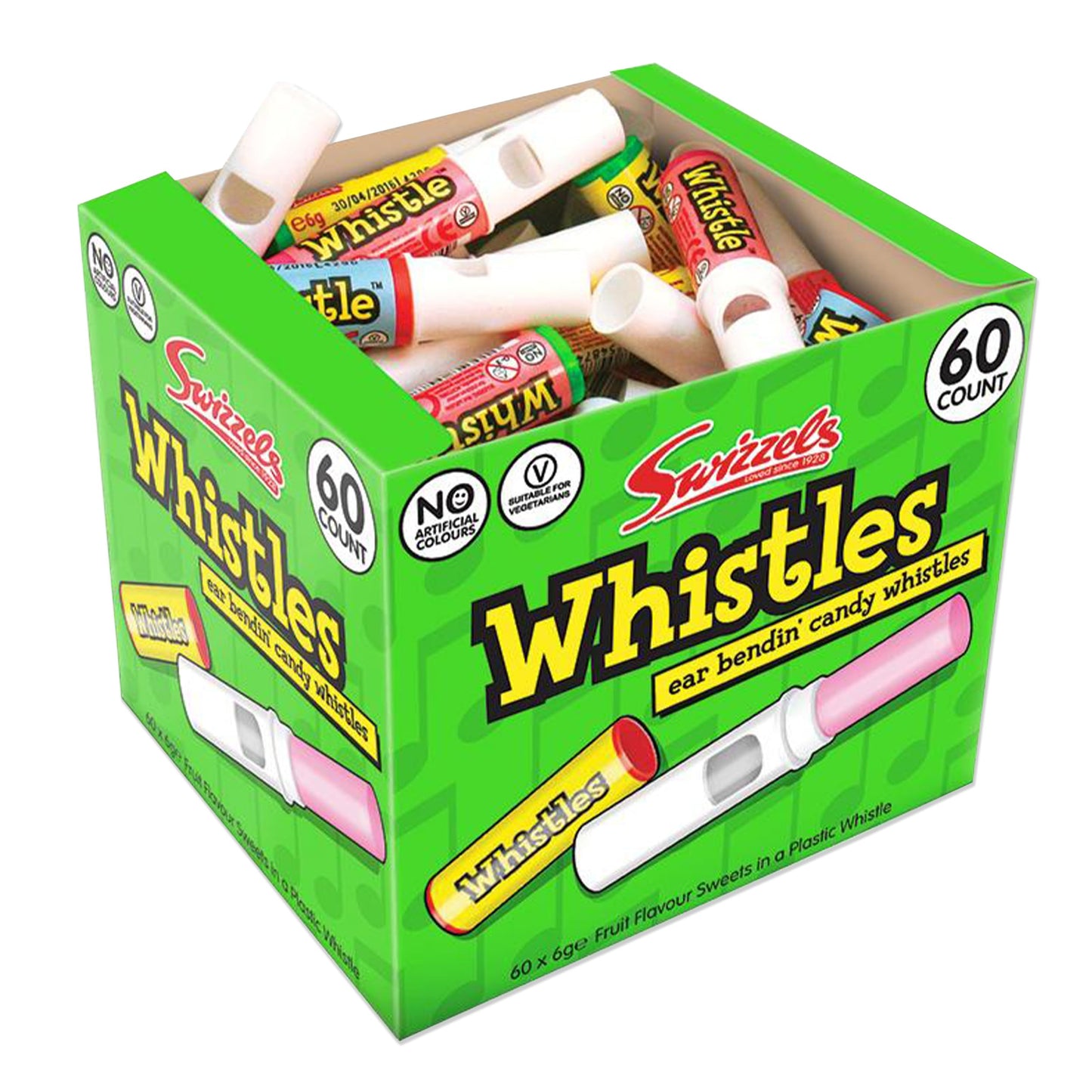 Swizzels Matlow Candy Whistles (1 x 60)