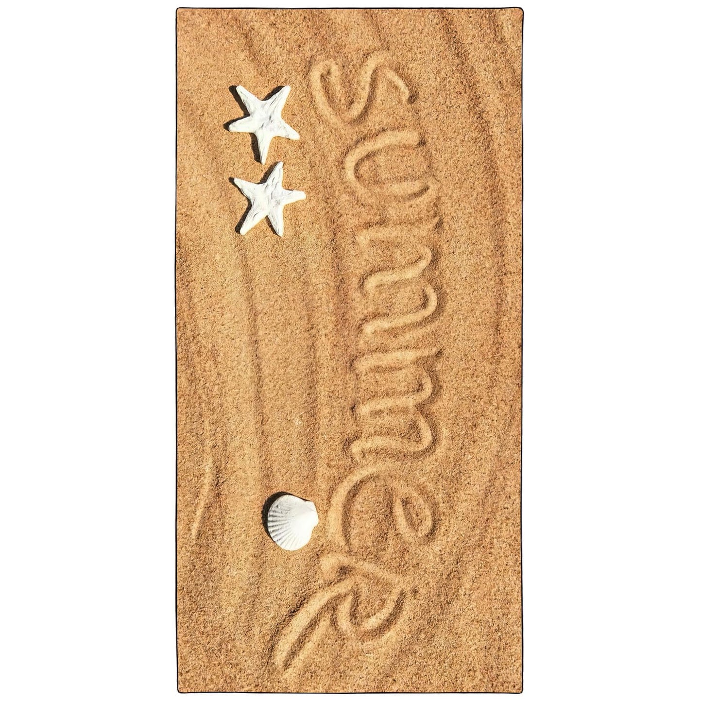 YISUMEI Summer Starfish Shells Beach Towels for Adults Extra Large 180x90cm, Microfibre Quick Dry Towel for Travel Swimming Camping Sports