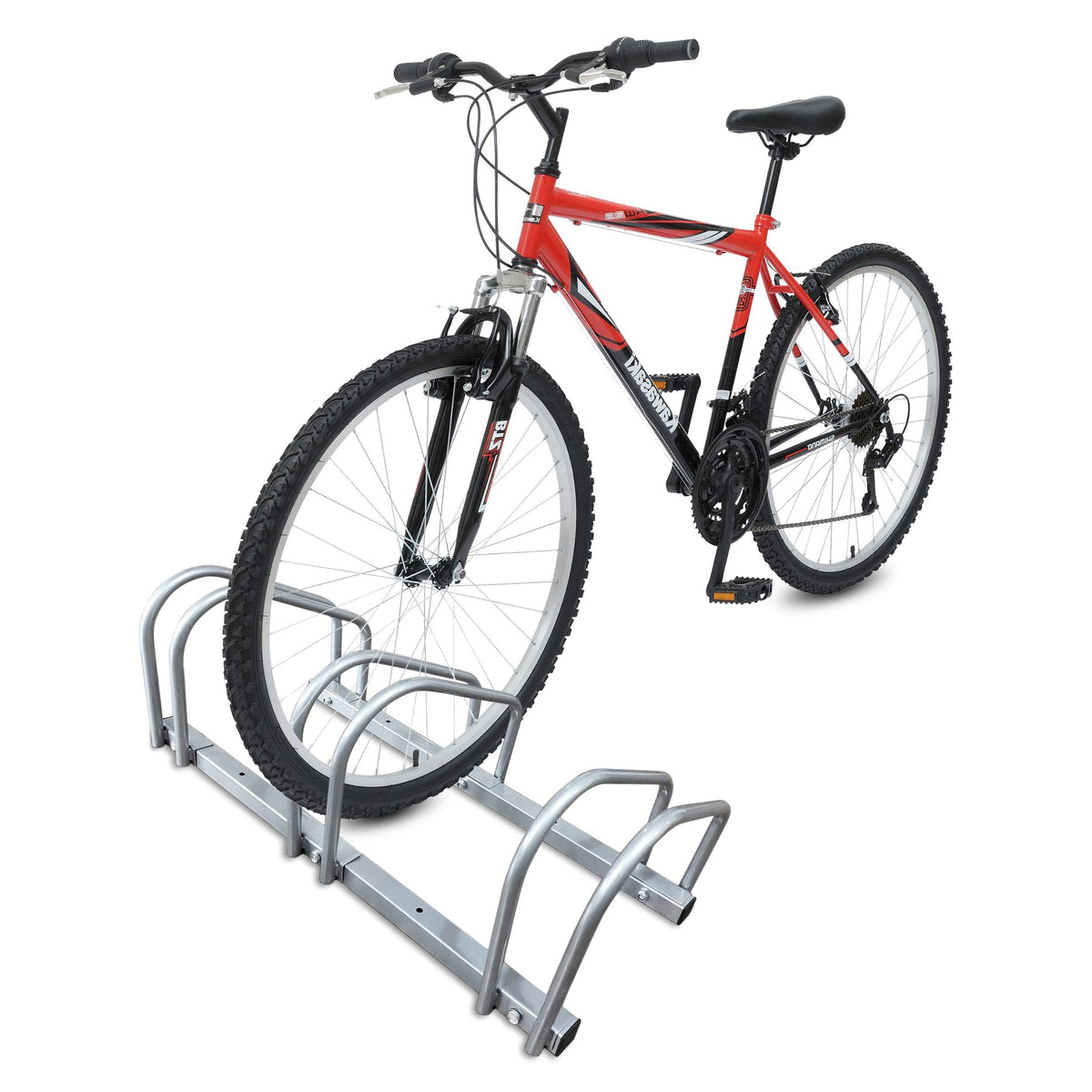 VOUNOT? 3 Bike Stand Floor or Wall mounted bike rack for garage Bicycle Parking rack Cycle Storage Locking Stand