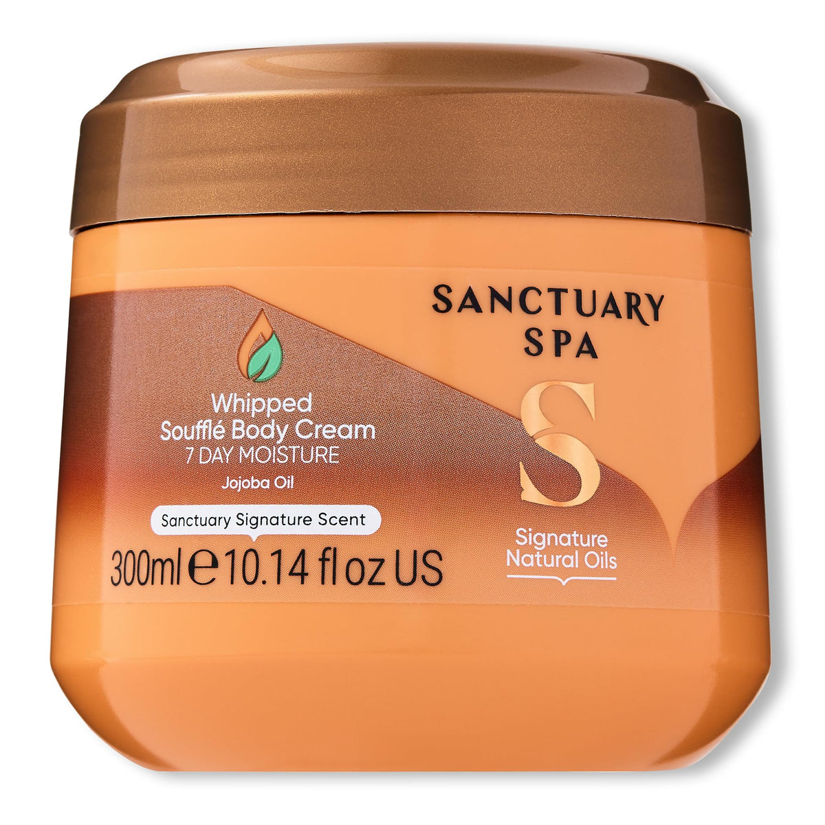 Sanctuary Spa Whipped Souffl? Body Cream, No Mineral Oil, Cruelty Free and Vegan Body Moisturiser for Dry Skin, 300 ml