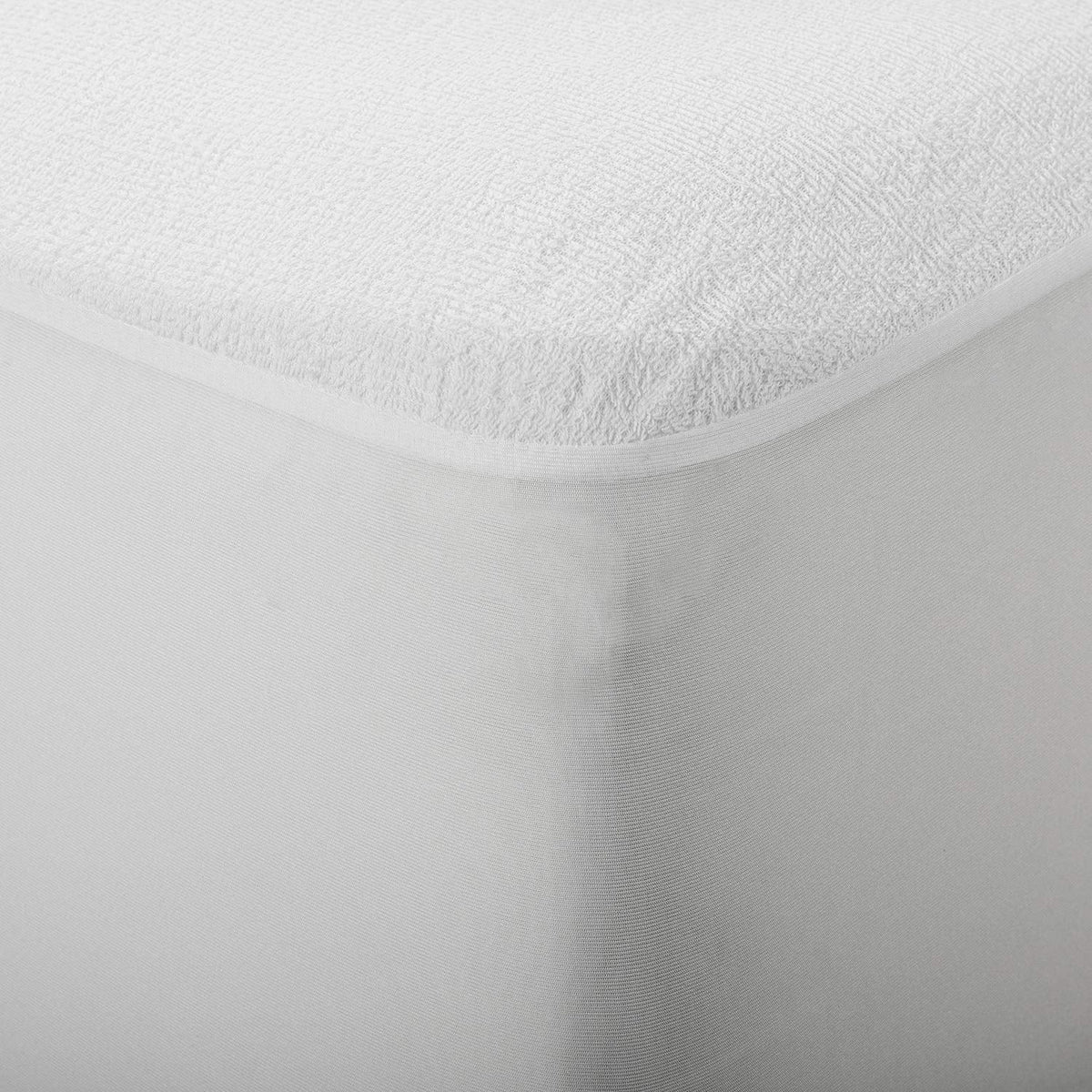 Pikolin Home PP05 Waterproof and Breathable Terry Mattress Protector 100% Cotton, white, 180 x 190/200 cm