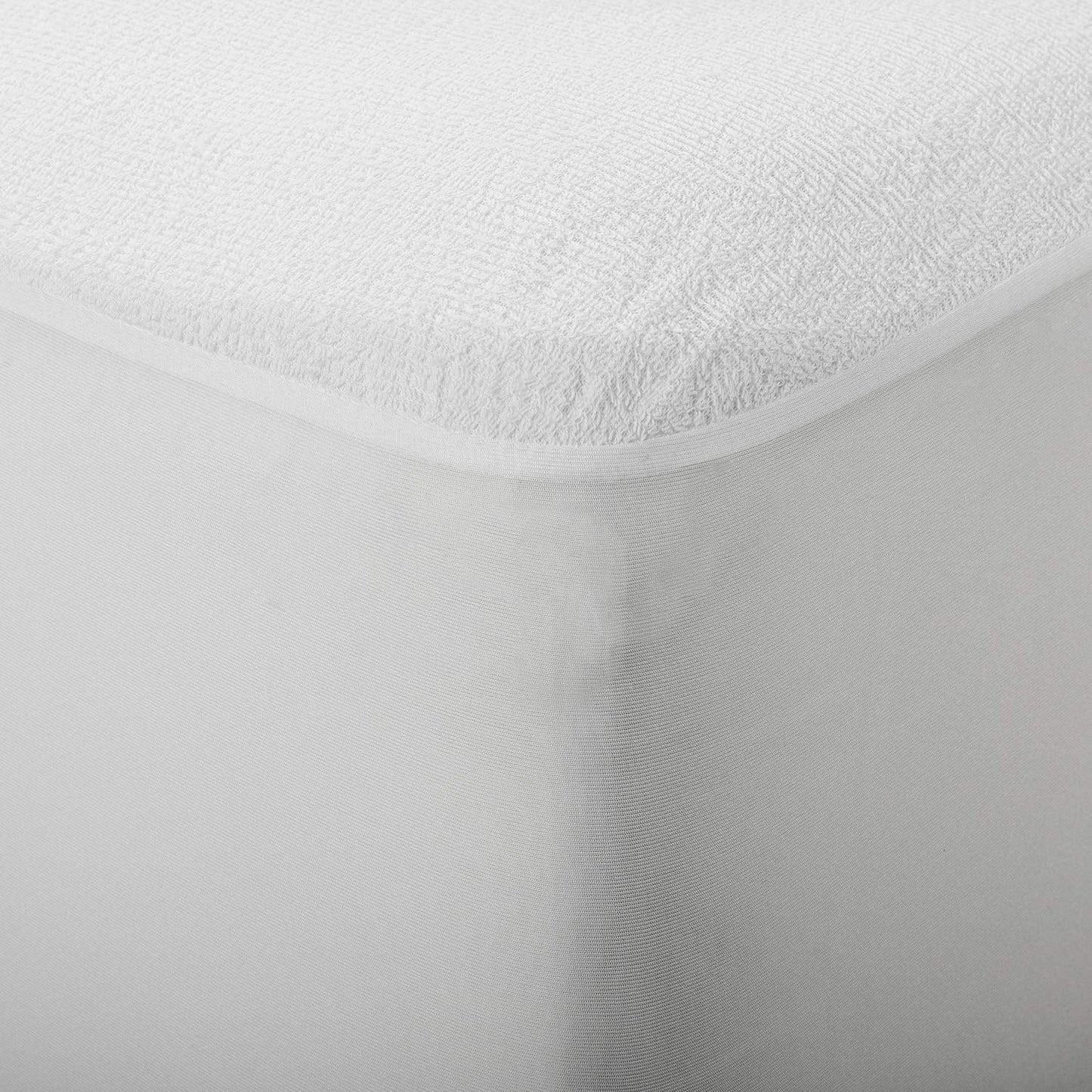 Pikolin Home PP05 Waterproof and Breathable Terry Mattress Protector 100% Cotton, white, 90 x 190/200 cm