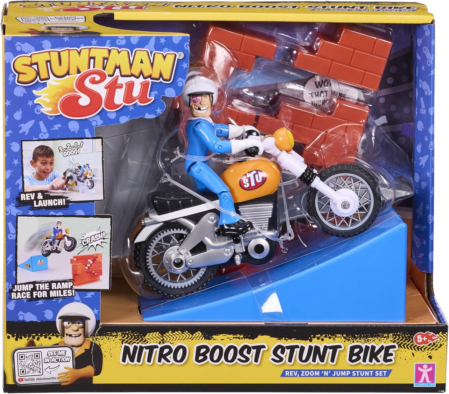 Nitro Boost Stunt Bike, New but open/scruffy packaging