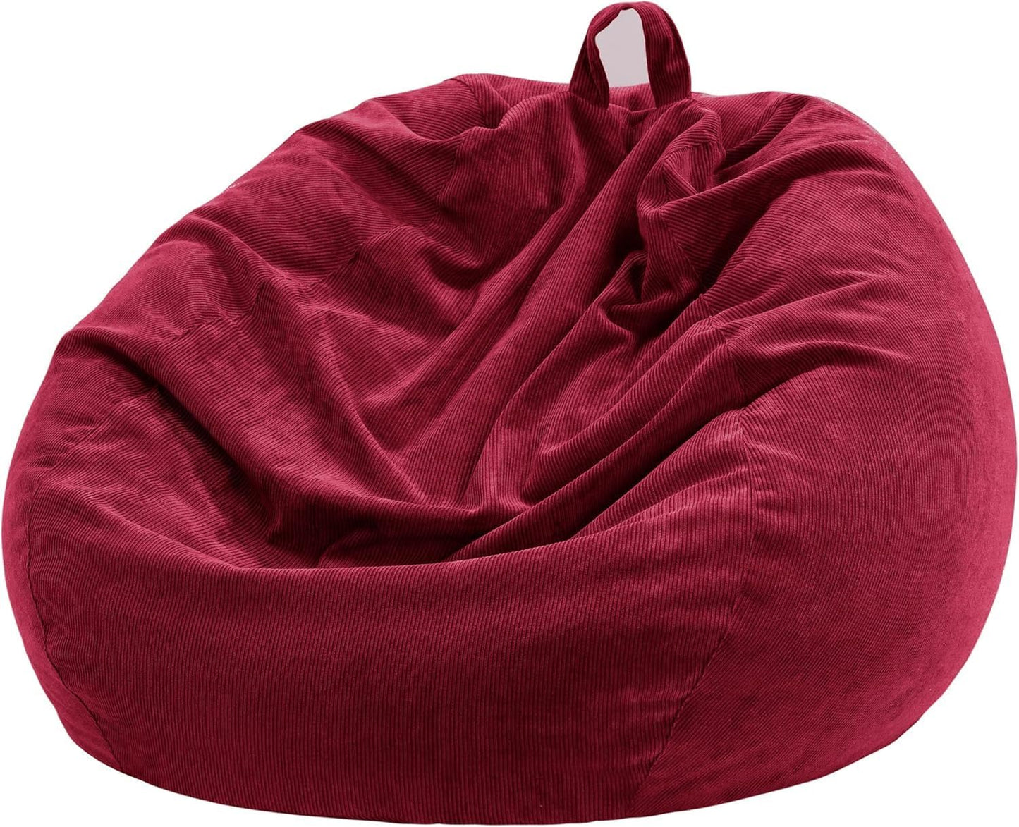 Nobildonna 3 ft Bean Bag Chair Cover (No Filler) for Adults and Kids 300L Extra Large Stuffed Animal Storage Bean Bag Washable Soft Premium Corduroy