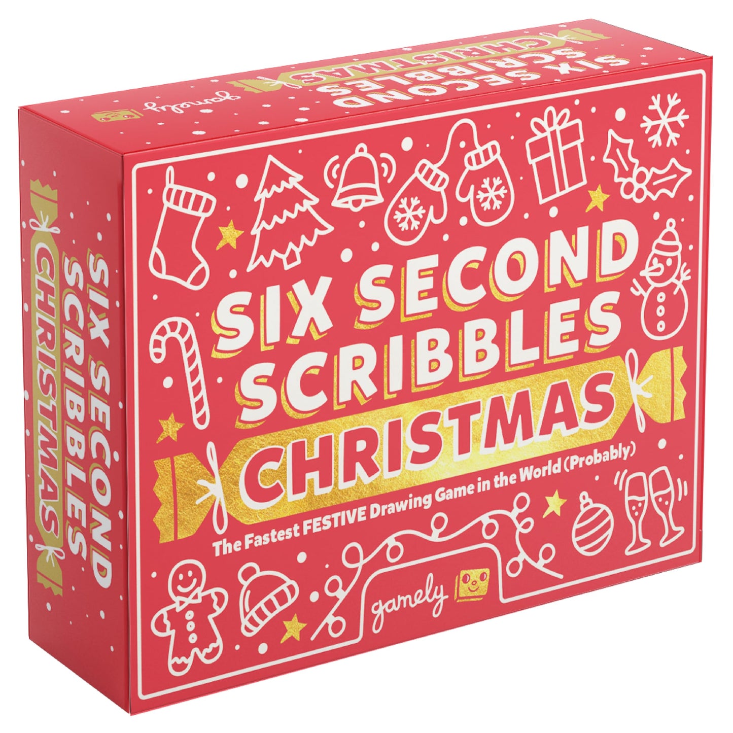 Six Second Scribbles Christmas: The frantically fast and fantastically fun drawing game | A family friendly party game for children, teens and adults