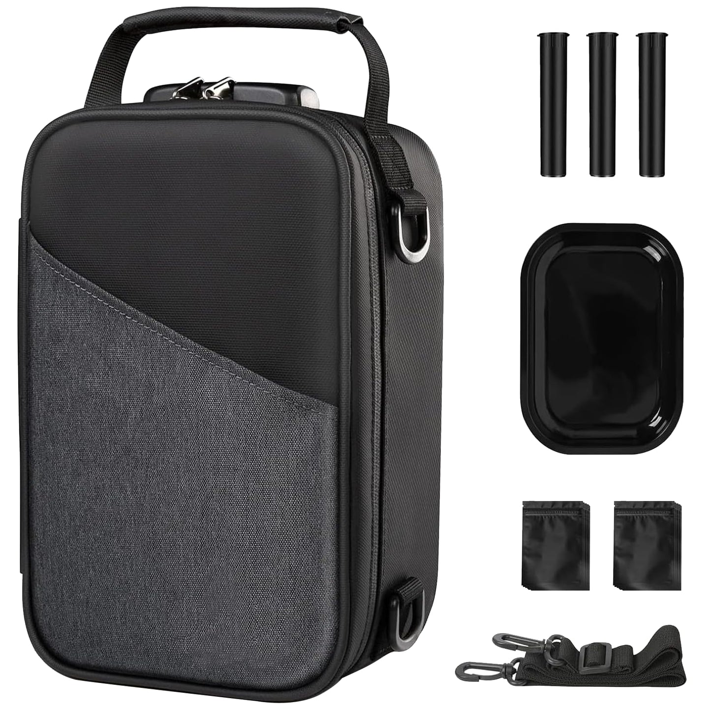 Kazaigou 16-in-1 Smell Proof Stash Box with Combination Lock
