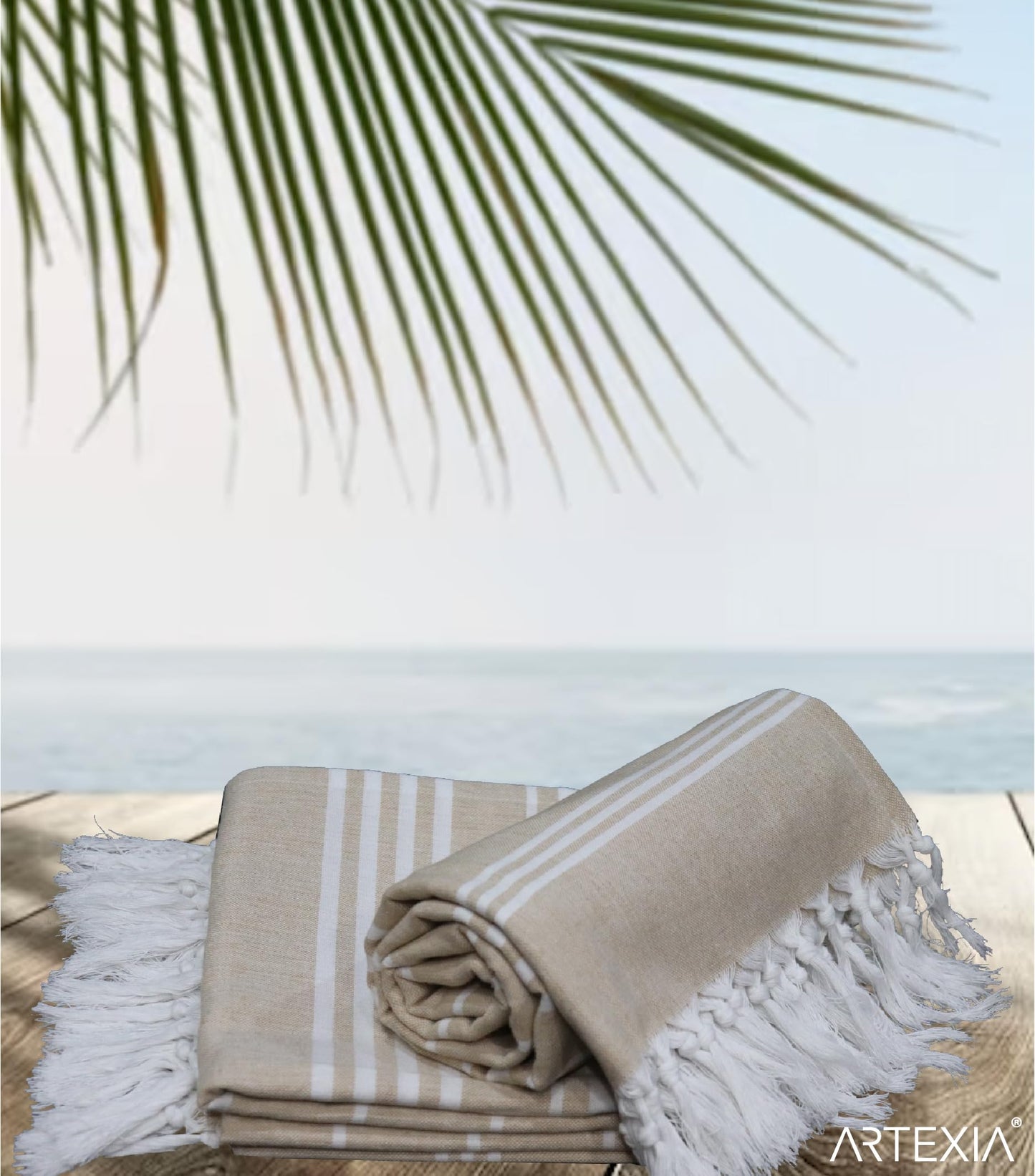 Artexia Beach Towel Lightweight 100% Recycled Extra Large Beach Towels Bath Towels Beach Towels for Adults Quick Dry Towel Lightweight Beach Towel