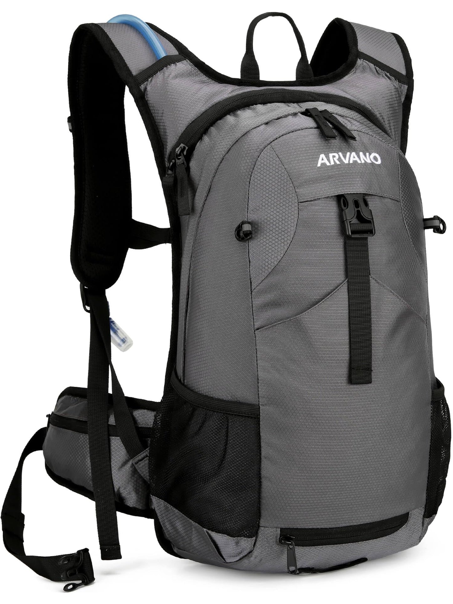 Arvano Hydration Backpack Cycling Backpack with Hydration Bladder, 18L Water Rucksack Insulated Compartment for Skiing, Hiking, Mountain Biking for