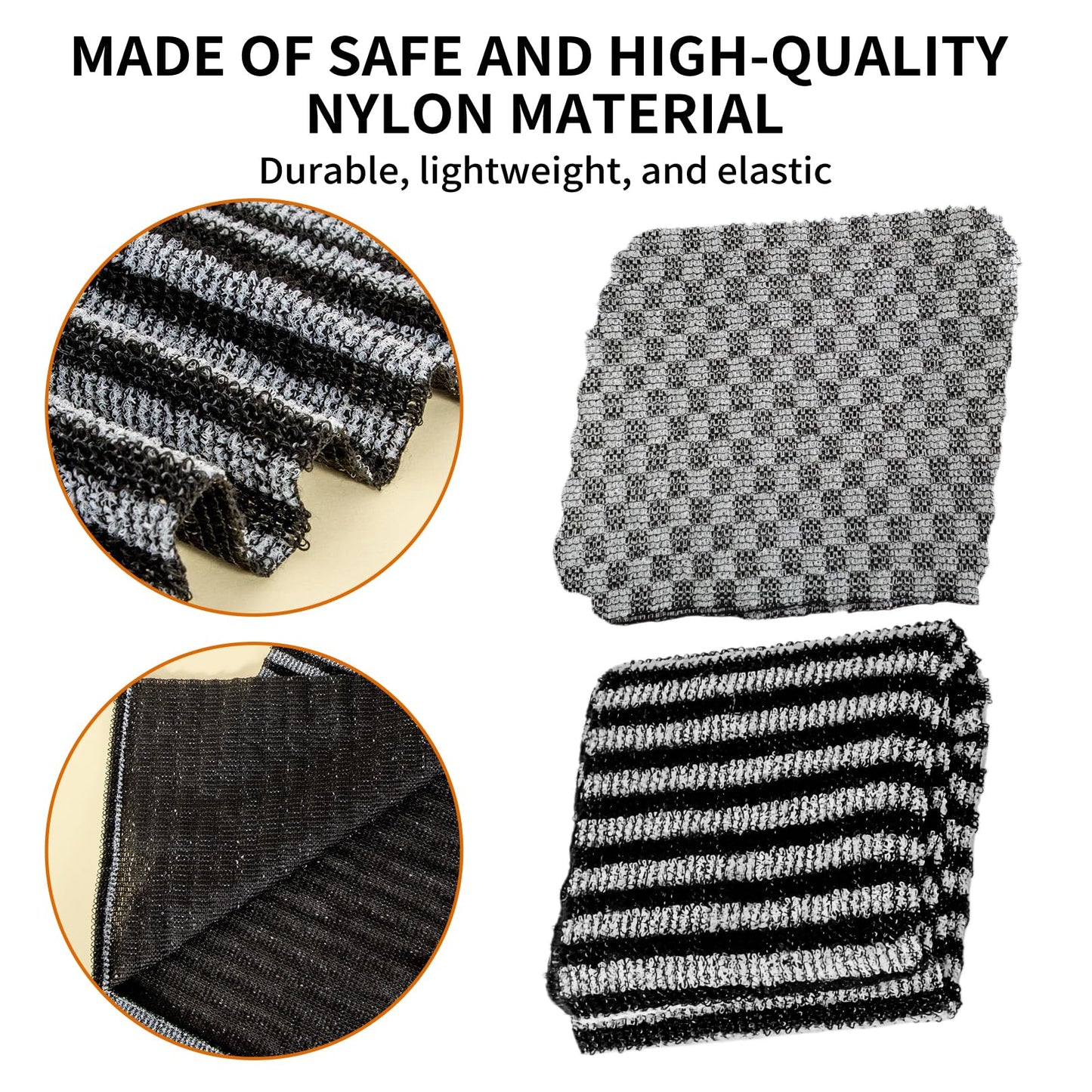 Exfoliating Towel, Exfoliating Antibacterial Shower Towel, Japanese Washcloth Exfoliating Towels for Men Women