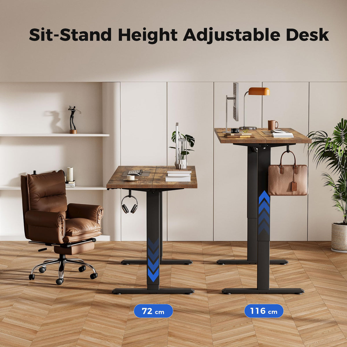 Agilestic Electric Standing Desk, 2 Memory Buttons, 100x60cm