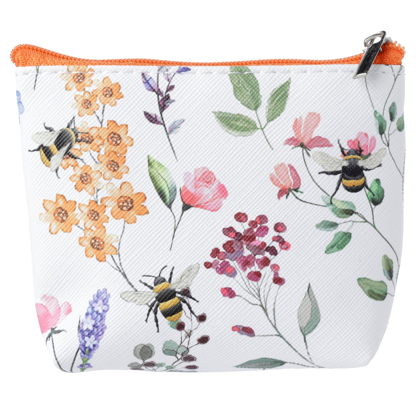 Puckator The Nectar Meadows PVC Purse - Ladies Women's Womens Slim Purses Wallets Wallet for Women - Coin Pouch Purse Men - Card Holder with Zip - Small Cash Wallet Bag Bags UK
