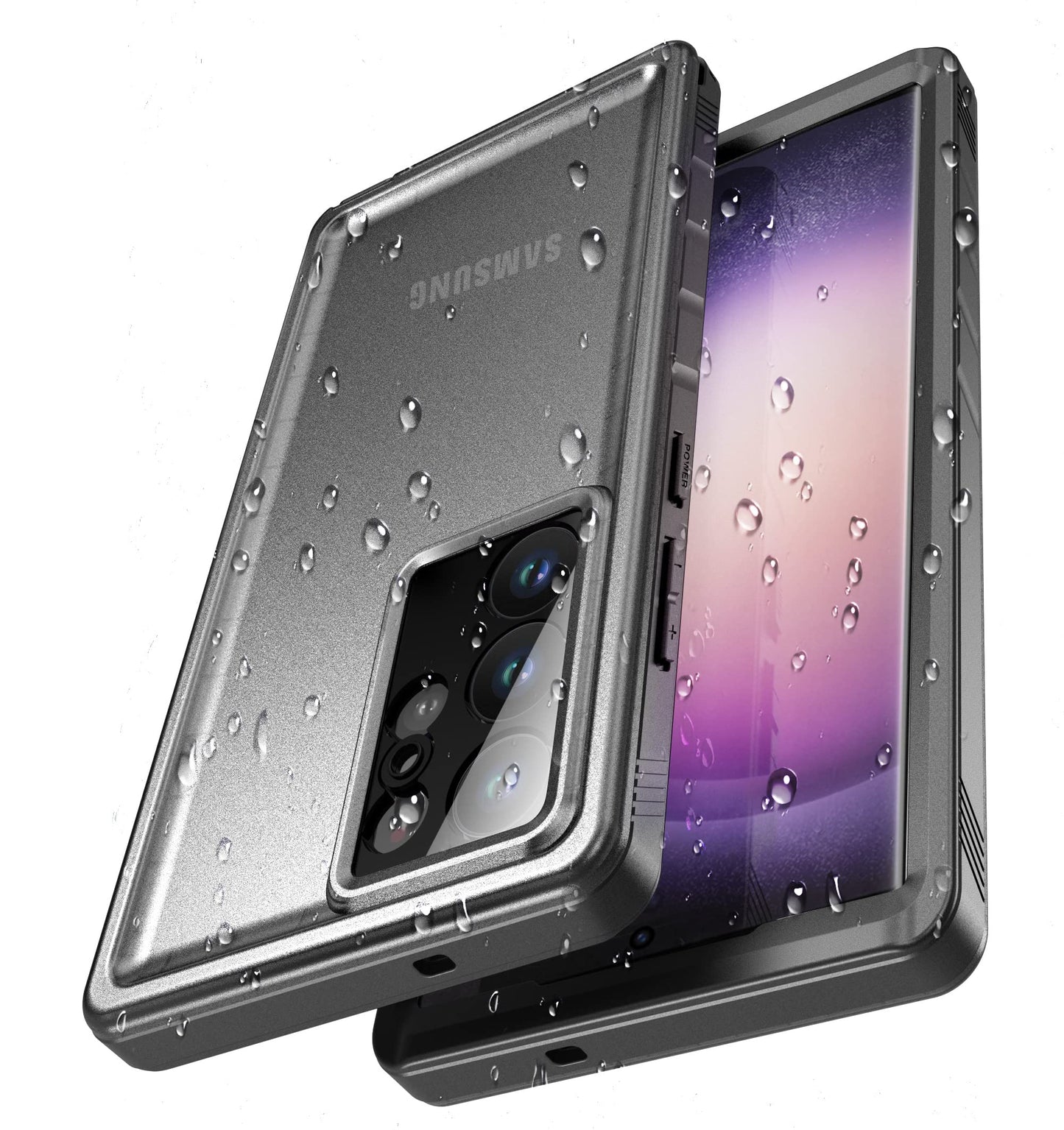 Cozycase for Samsung Galaxy S23 Ultra Waterproof Case - 360 Heavy Duty Full Body Protection/Shockproof/Dustproof/Double/Front and Back/IP68/S 23 Ultra