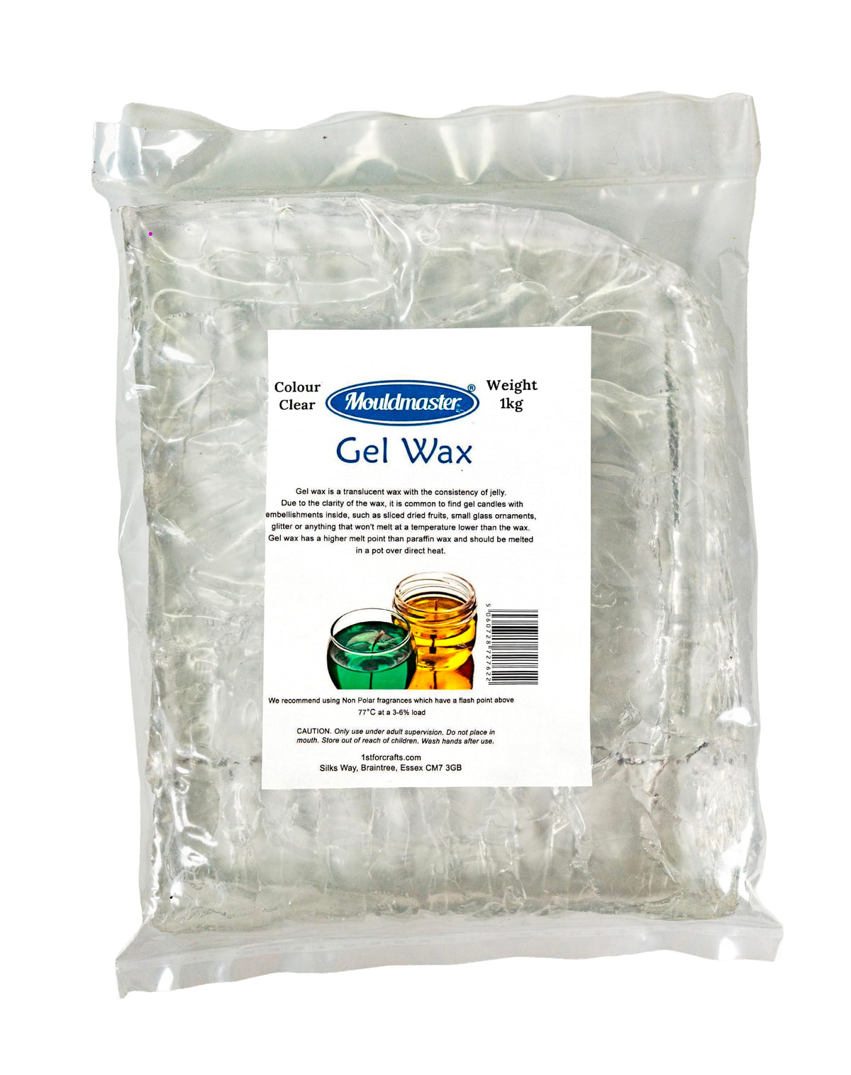 Mouldmaster 1 Kg Candle Making Gel Wax Clear