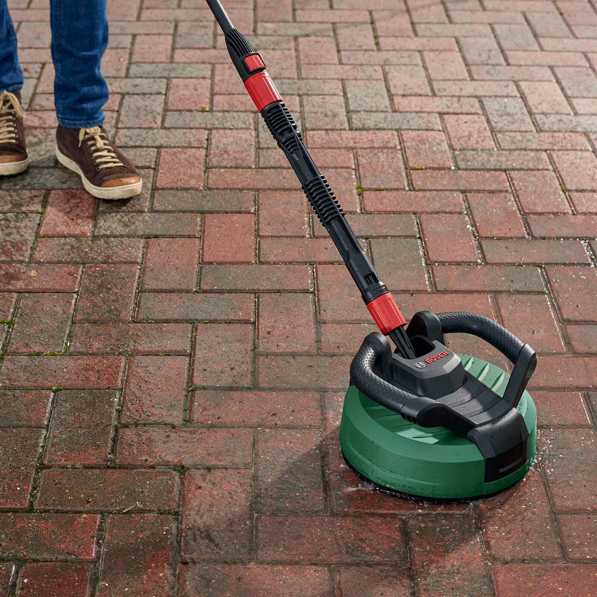 Bosch AquaSurf 280 Multi-Surface Patio Cleaner (Compatible with Bosch Pressure Washers: UniversalAquatak 130/135, AdvancedAquatak 140/150/160, AQT