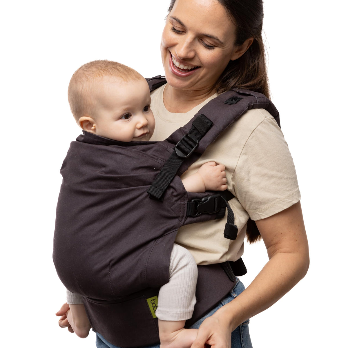 Boba X Baby Carrier Newborn to Toddler - Adjustable Front and Backpack Carrier Petite to Plus Size 7-45 lbs, Ergonomic Baby Carrier with Crossable