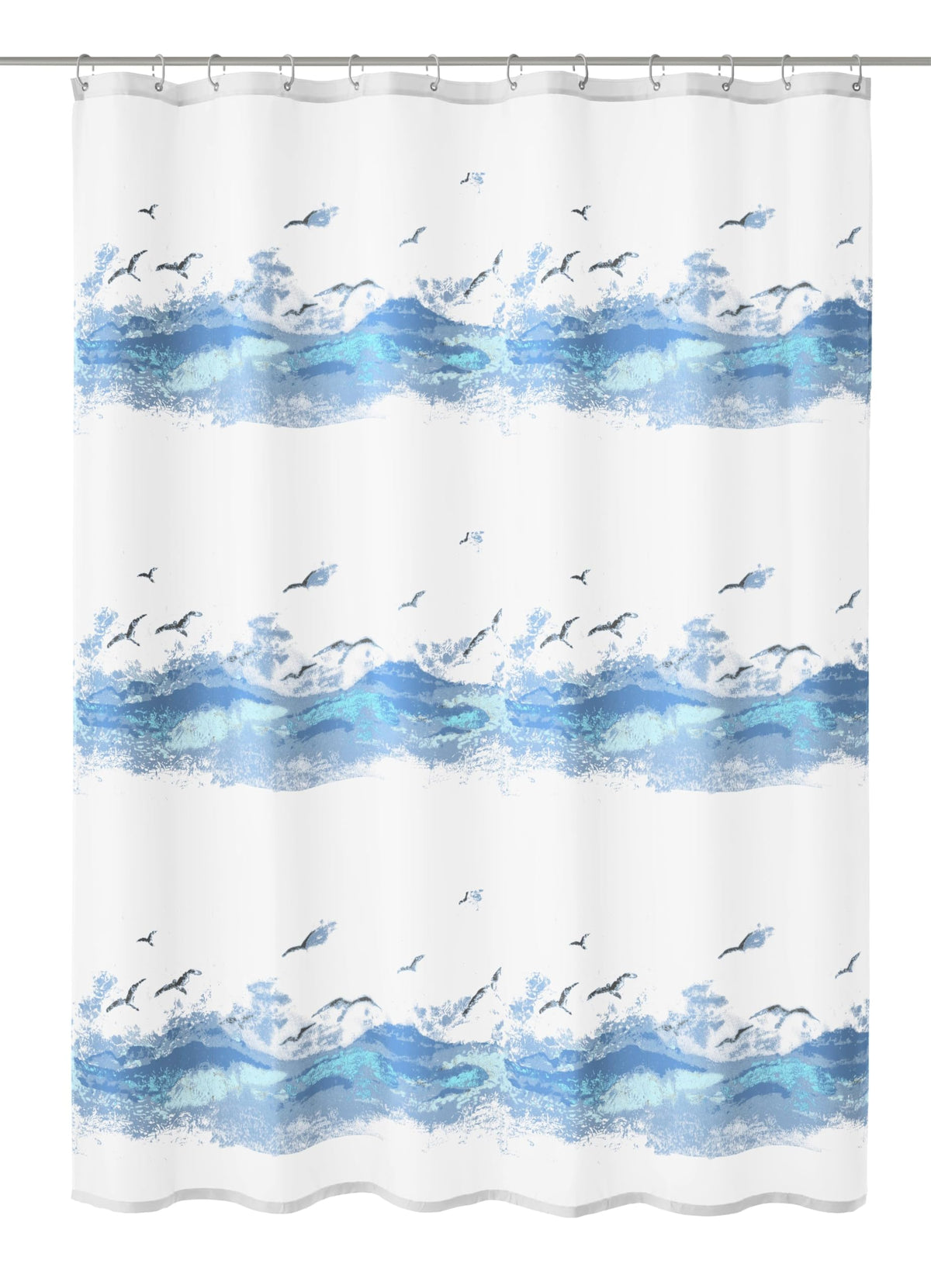 Kleine Wolke Shower Curtain Polyester Crocus Blue 180 x 180 cm