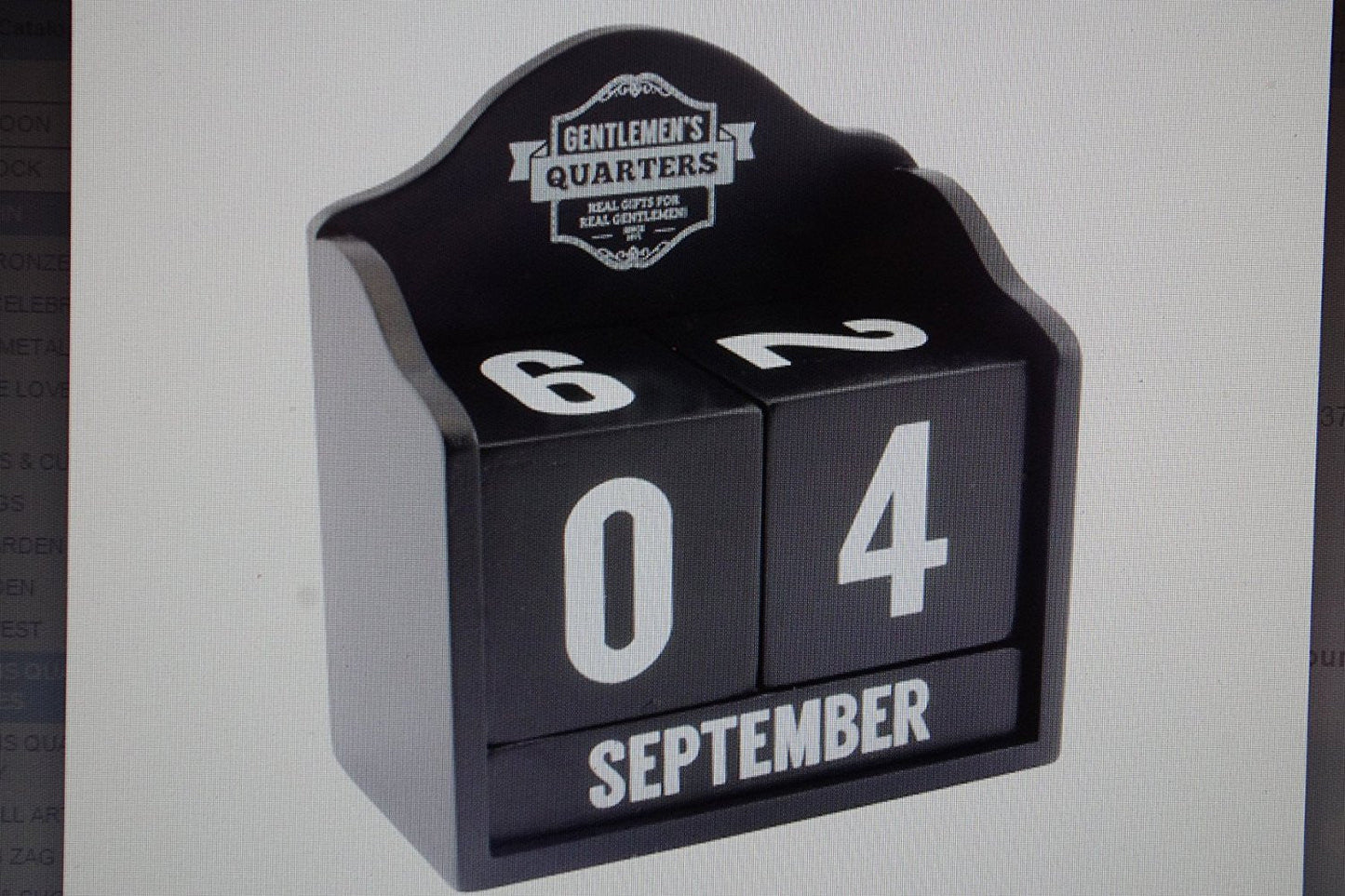 gentelmans quarters perpetual calendar x 1