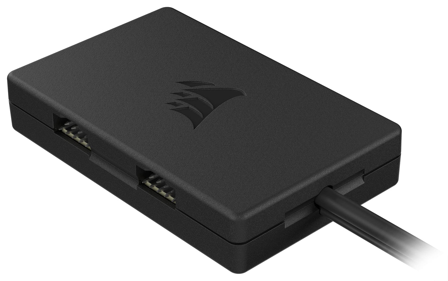 Corsair Internal 4-Port USB 2.0 Hub - 4x 9-Pin USB 2.0 Ports - Easy Magnetic Installation - Compatible with most Intel? and AMD? Motherboards - Black
