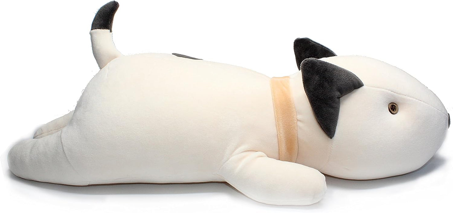 Bull Terrier Dog soft plush toy White 21", New but scruffy packaging