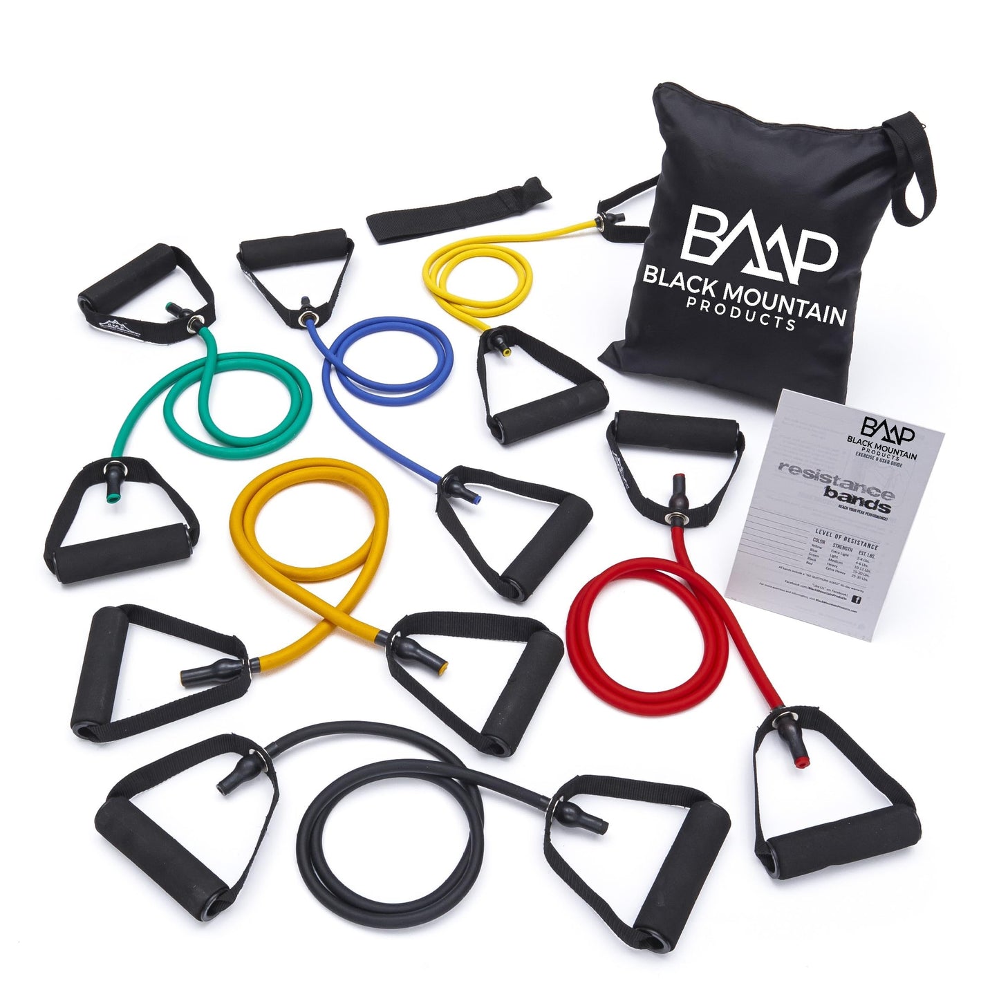 Black Mountain Products Unisex New Strong Man Resistance Band (Black)
