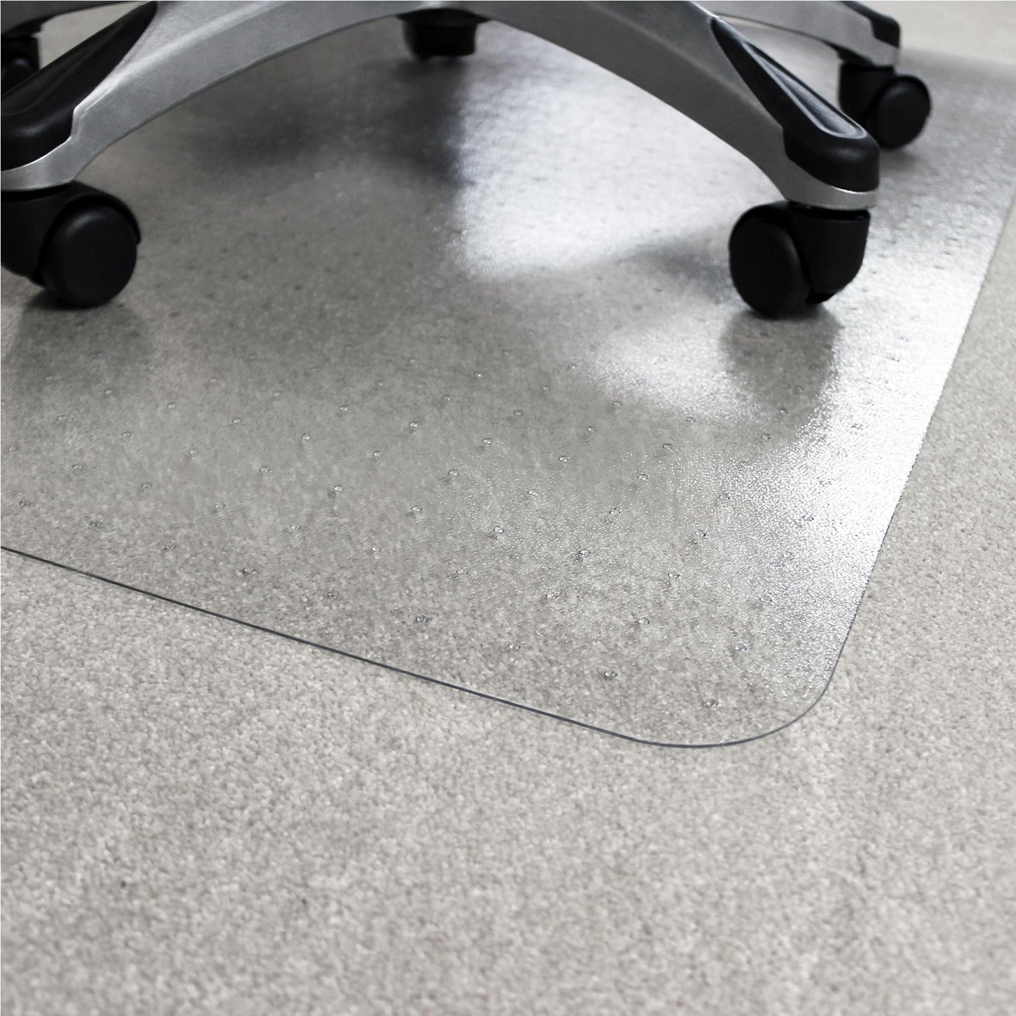 Marvelux Enhanced Polymer Durable Office Chair Mat for Carpets 90 x 120cm