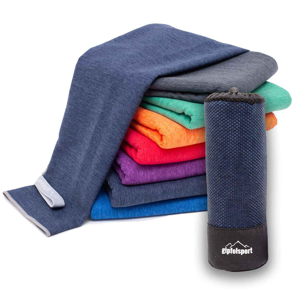 gipfelsport Microfibre Towel | Navy | XS(50x30cm) without bag