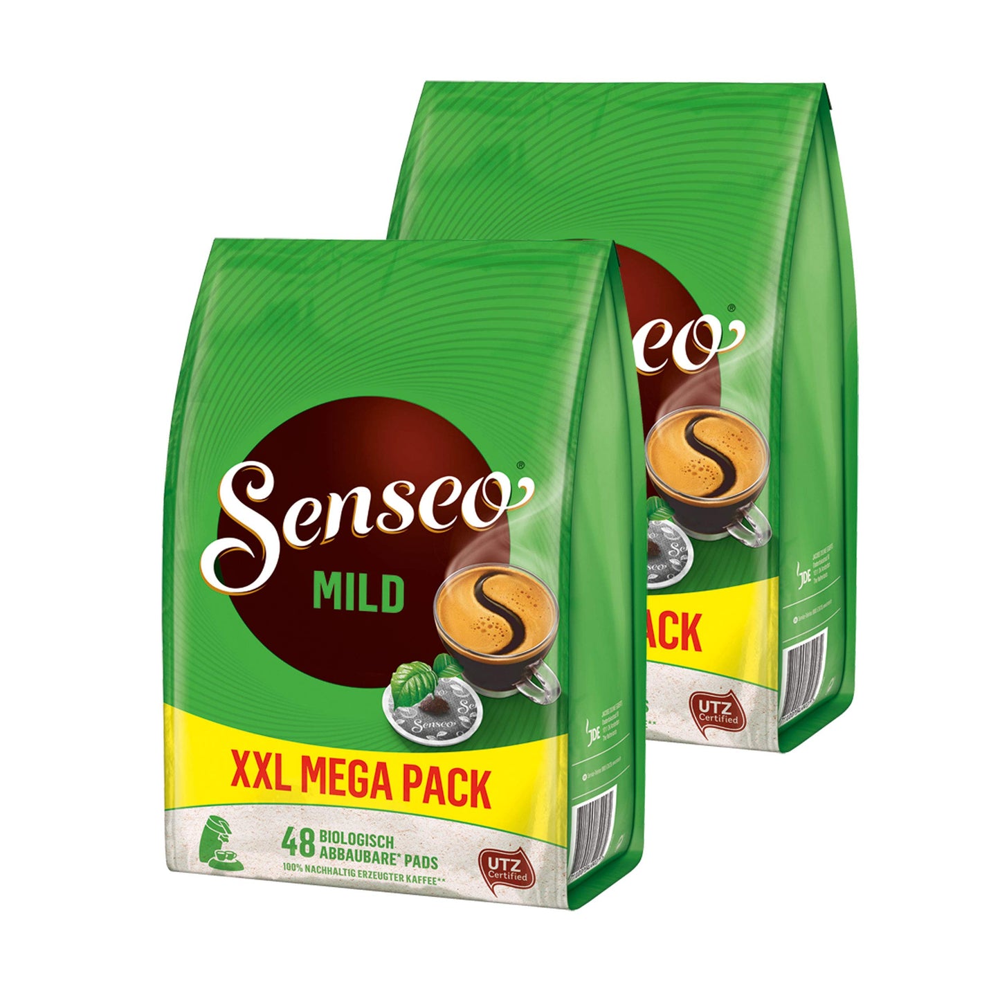 Senseo Coffee Pads Mild Roast Coffee Pads for Kaffepadmaschinen 96 Pads - Fine, Velvety Taste