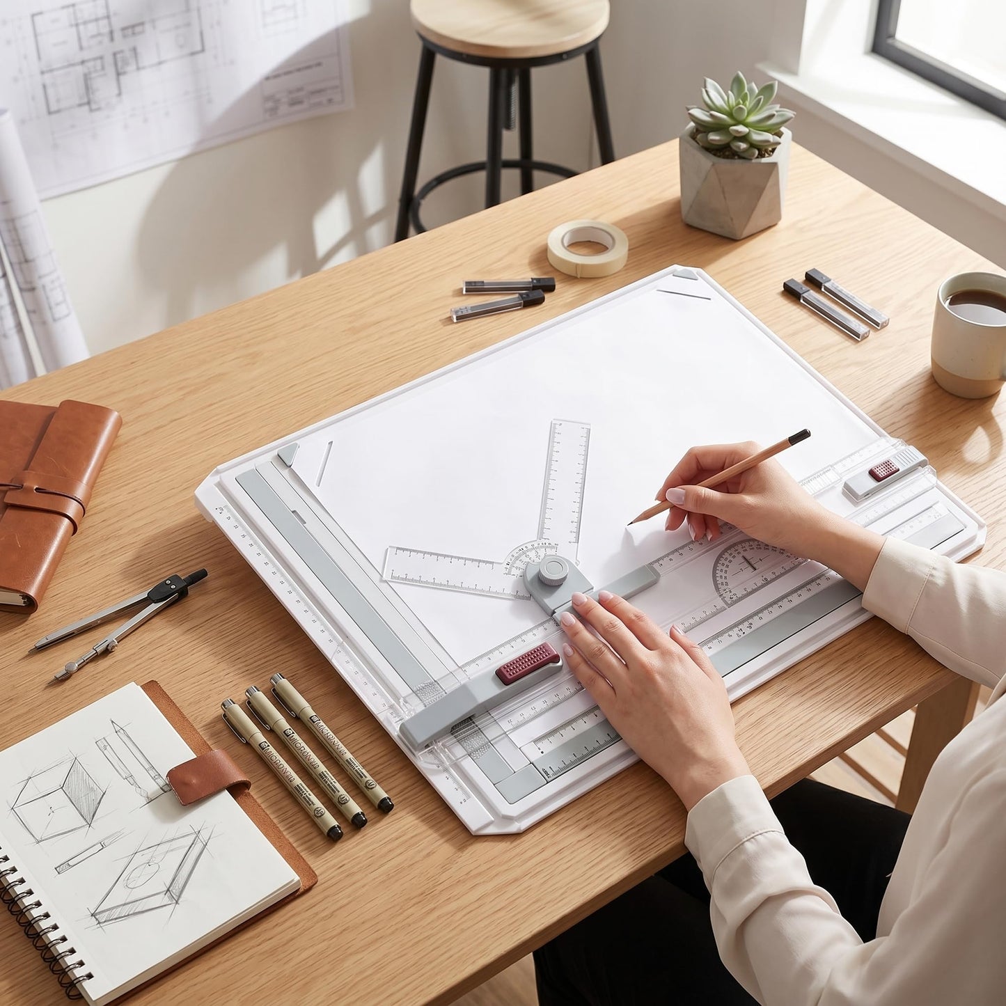 Ausla A3 Drawing Board 51x36.5cm with Parallel Motion