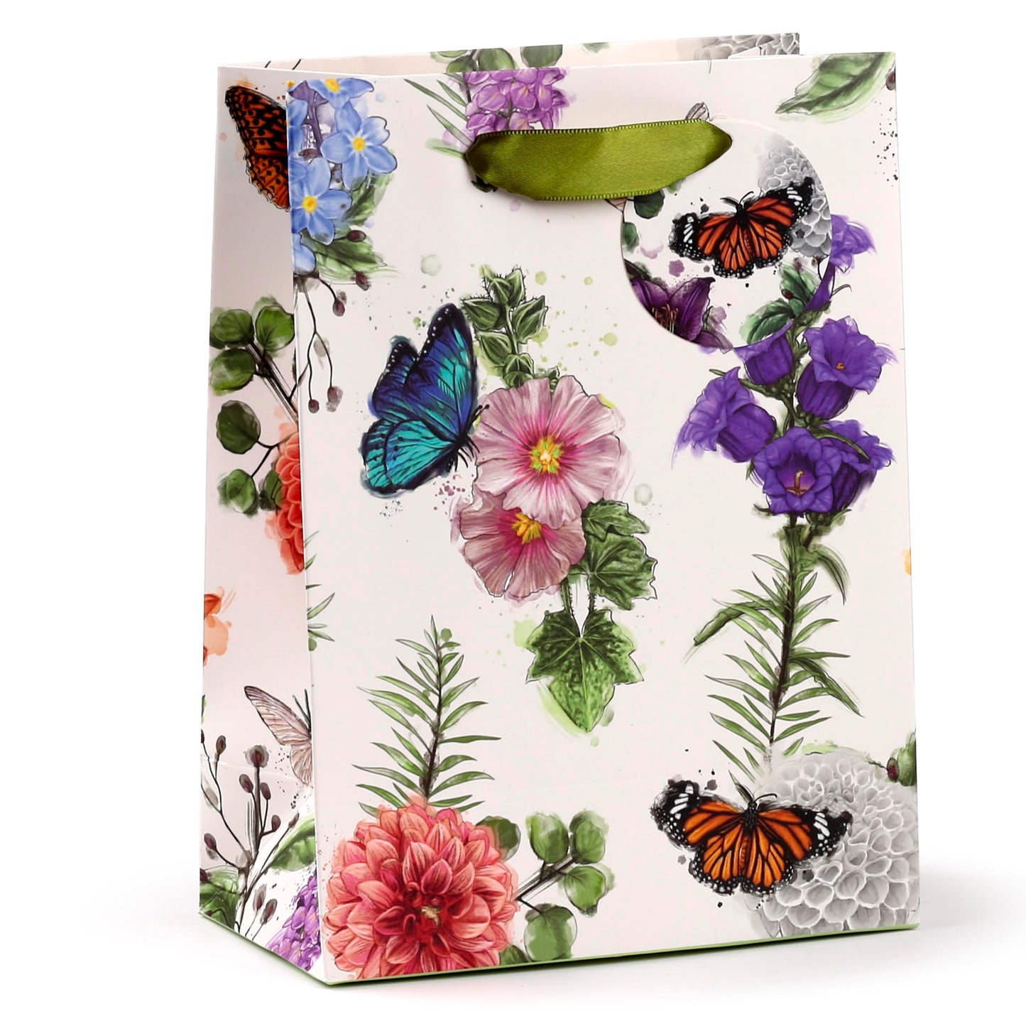 Puckator Gift Bag - Butterflies - Meadows - Medium 23 cm