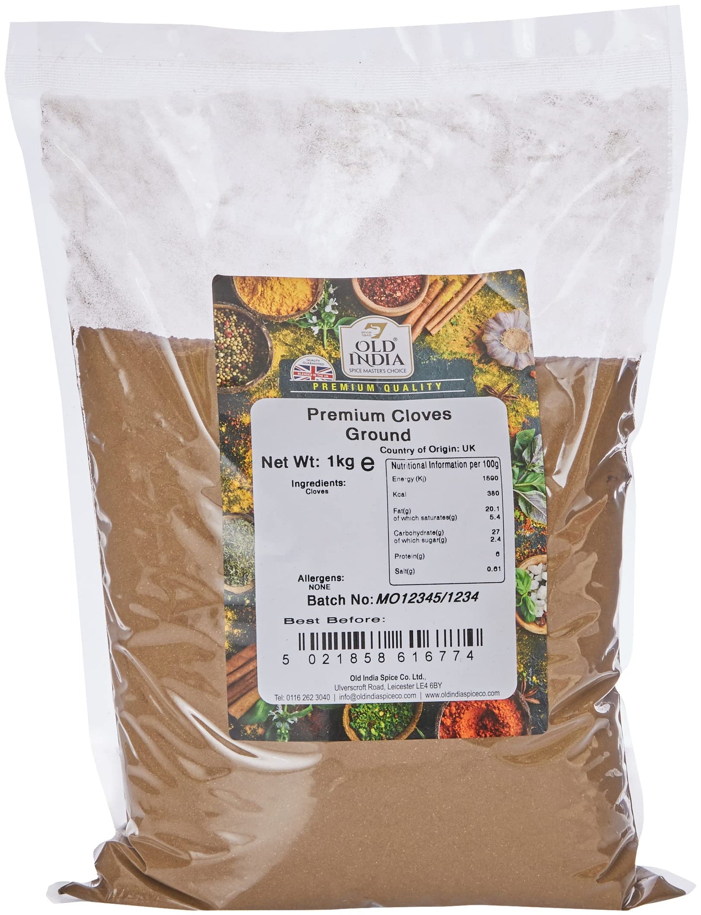 Old India Premium Cloves Ground 1kg