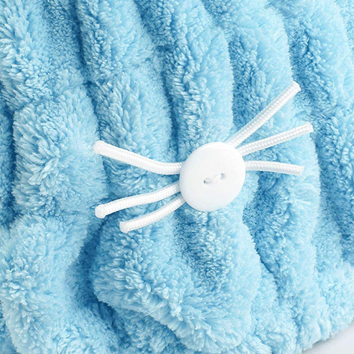 SUNTRADE Hair Drying Towels, Cute Bath Towel Wrap, Quick Drying Bath Cap for Women & Girls,Set of 2