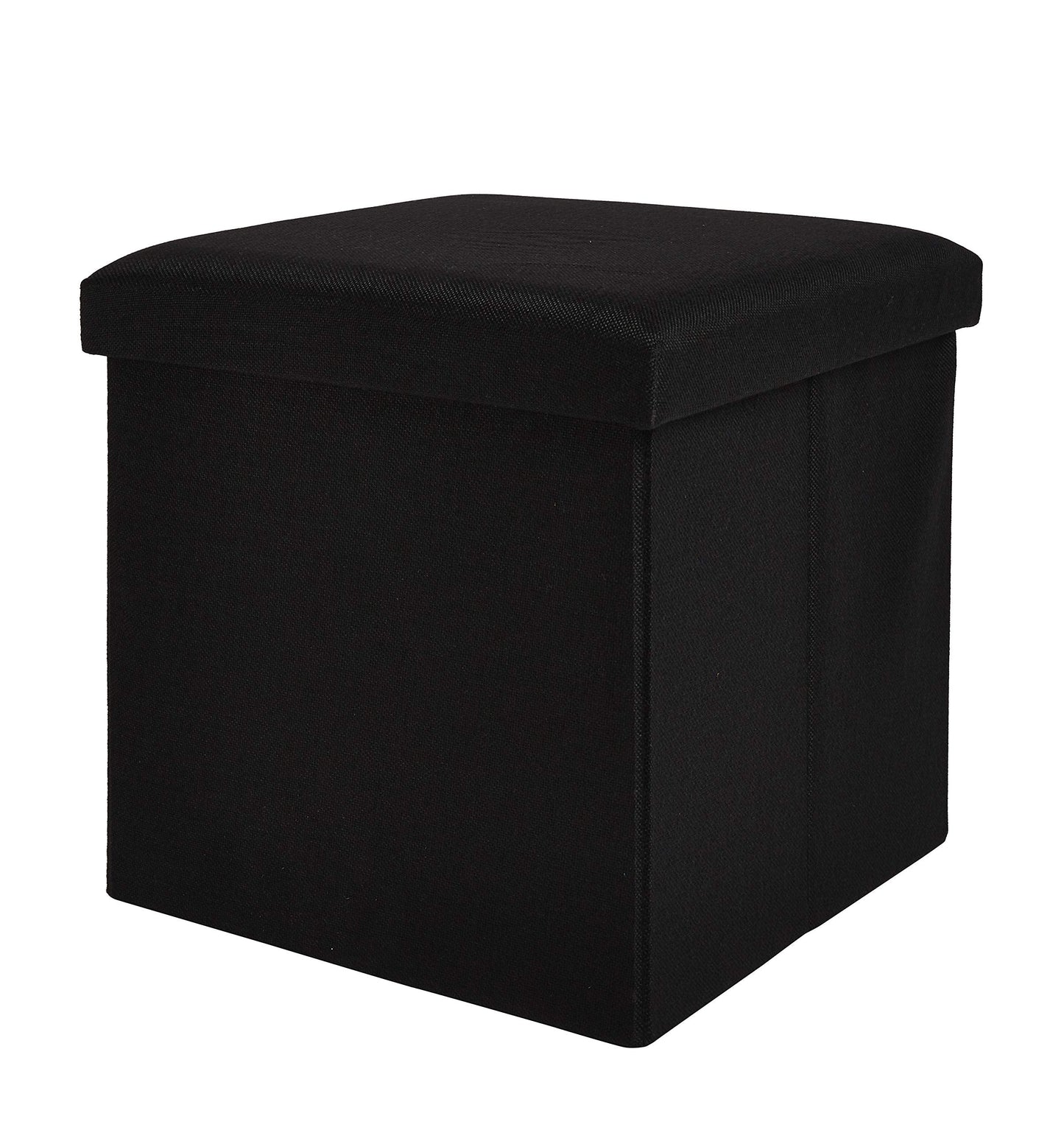 Zuvo Storage Ottoman Fold able Stool Chair and Box in Fabric. Can Hold upto 300kgs, Perfect for Childrens Room, Bedroom, hallway shoe bench