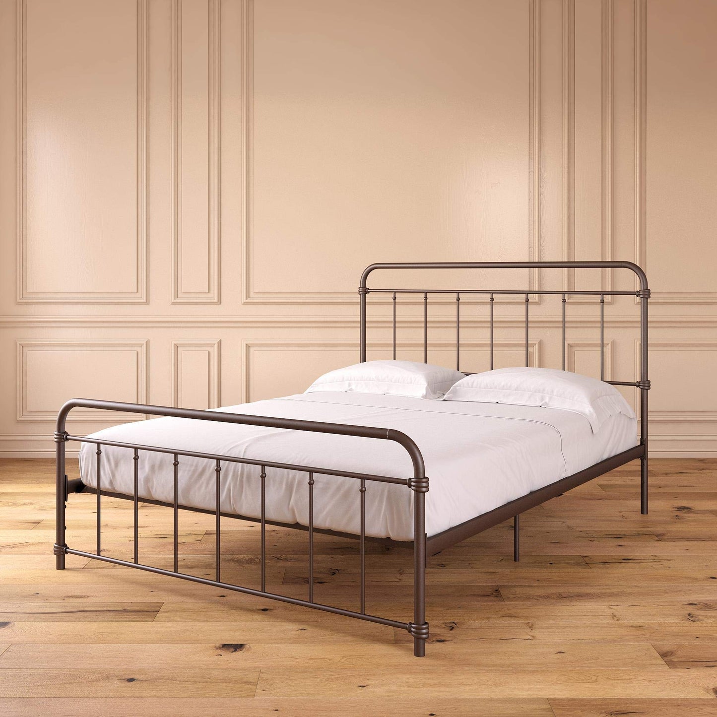 DHP Furniture Wallace Metal Bed, Bronze Double