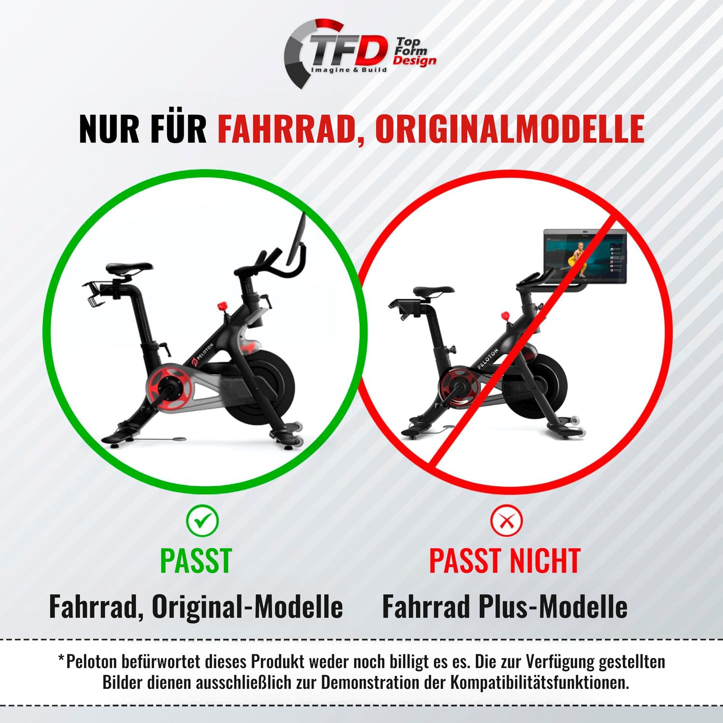 TFD The Pivot for Peloton Bikes (Original Models), Made in USA | 360? Movement Monitor Adjuster - Easily Adjust & Rotate Your Peloton Screen | Peloton